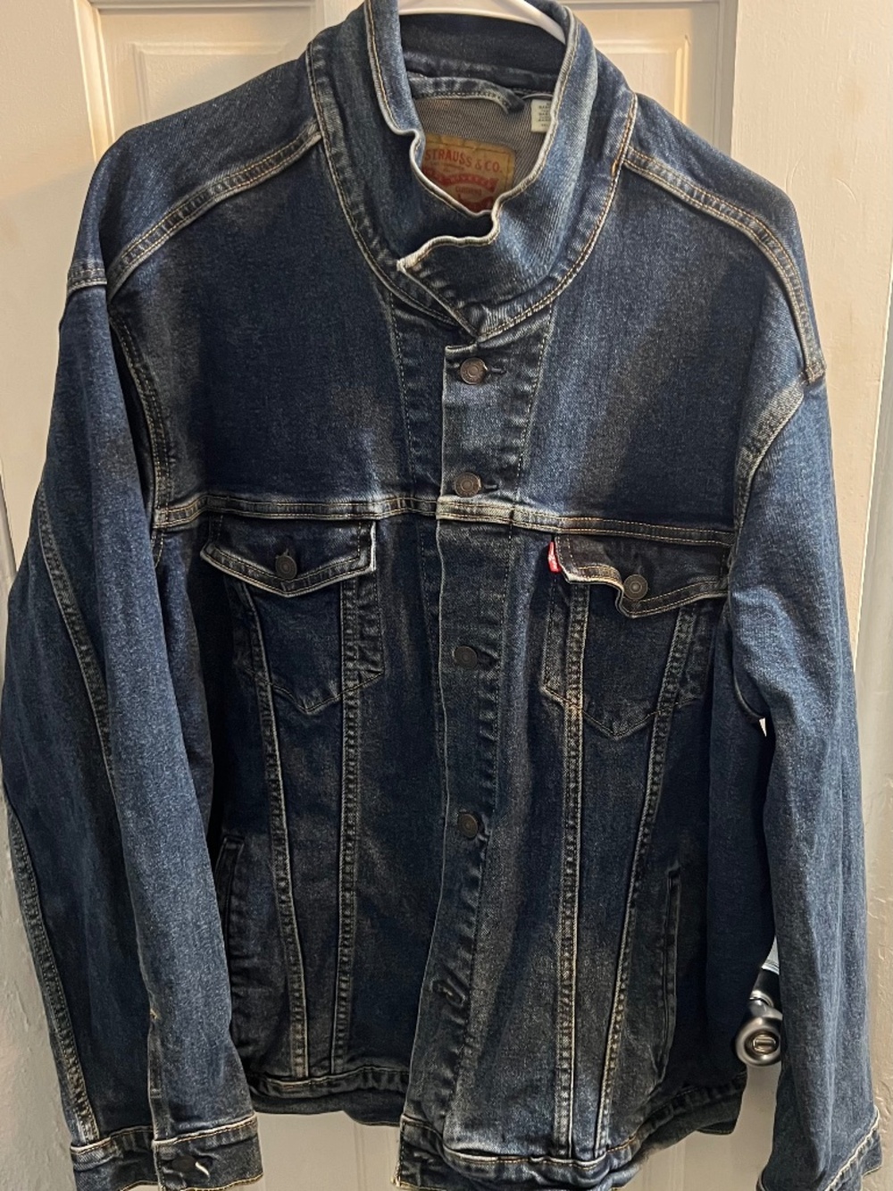 Levi's Men's Trucker Jacket Colusa Medium Wash Stretch Denim XXL
